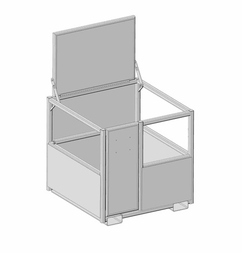 Machining & Welding 1000 LB Fork Personnel Basket