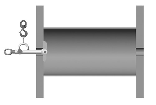 Machining & Welding 4500 LB Reel Lifter-Turner