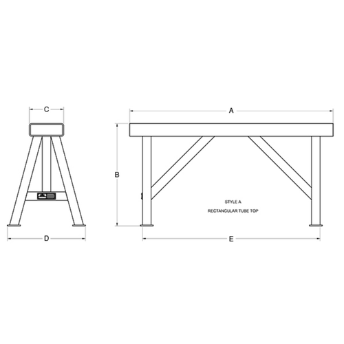 Machining & Welding 7,000 lbs Style A Mat Stand
