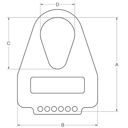 Machining & Welding Alloy Chain Mesh Triangle, 7/32 in 5-LEG Grade 80