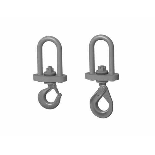 Machining & Welding 4,000 lbs Insulated Swivel Hook, With Latch