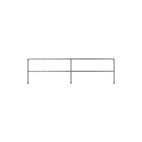 Safety Rail Co. Accu-Fit Express Kit, 12' Straight, Galvanized