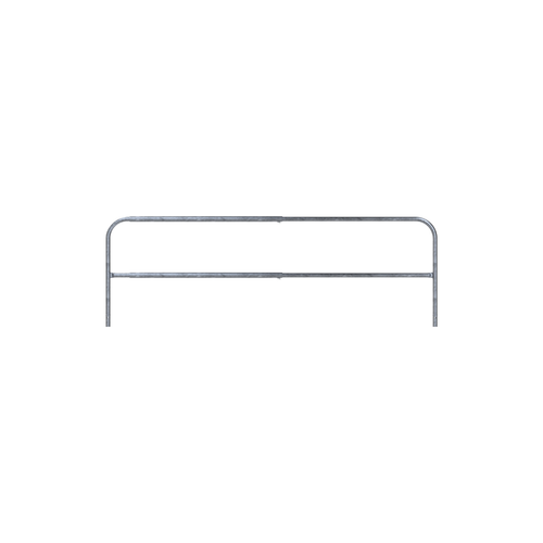 Safety Rail Co. Mobile Adjustable Rail, 6-10', Galvanized