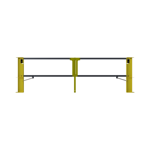 Safety Rail Co. 8' Cantilever Gate, Double, Yellow