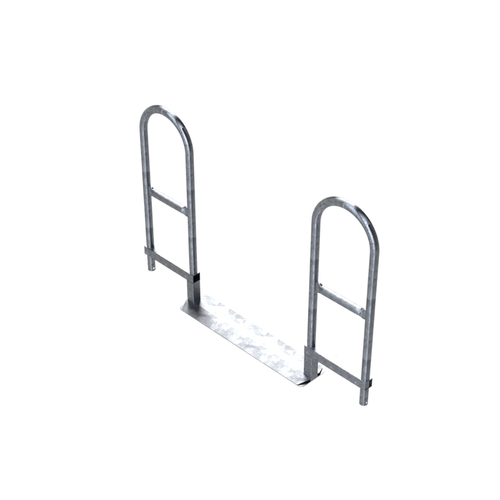 Safety Rail Co. Mobile Self-Closing Gate Frame, 36", Galvanized