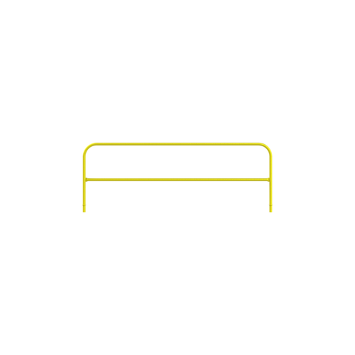 Safety Rail Co. Mobile Safety Rail, 9 ft, Yellow