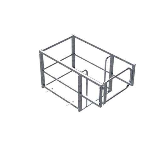 Safety Rail Co. 36 x 58 4-Piece Hatchguard with 36" Gate, Yellow