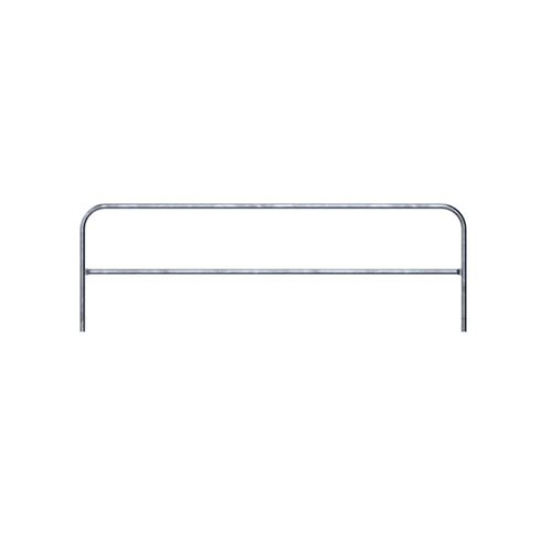 Safety Rail Co. Mobile Safety Rail, 10 ft, Galvanized