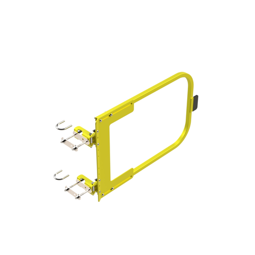 Safety Rail Co. Adjustable Self-Closing Gate, 33-39", Yellow