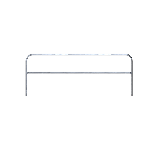 Safety Rail Co. Pit Safety Rail, 10 ft, Galvanized