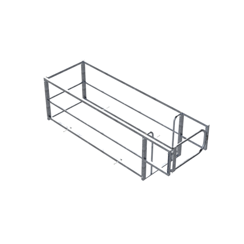Safety Rail Co. 36 x 100 4-Piece Hatchguard with 36" Gate, Galvanized