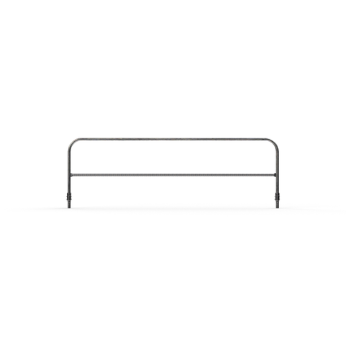 Safety Rail Co. Hide-A-Rail Safety Rail, 8 ft, Galvanized