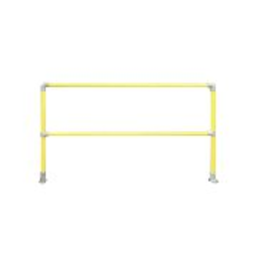 Safety Rail Co. Accu-Fit Express Kit, 6' Straight, Yellow Powder Coated and Galvanized