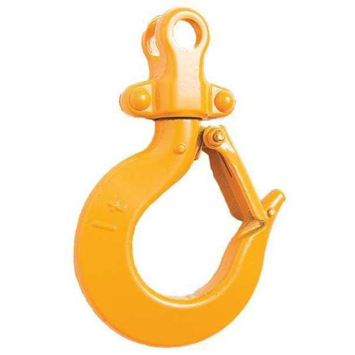 Top Hook Assembly, Product Type Top Hook Assembly, Compatible Hoist Type Lever Chain Hoists, Compatible Load Capacity 3,000 lb, Compatible Series L5LB, Material Carbon Steel, Overall Length Not Applicable, Overall Width 4.1 in, Overall Height Not Applicable, Includes Safety Latch