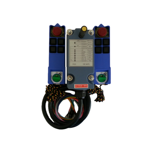Two Motion Two Speed for Monorail Application Key On / Off, E-Stop, 2 Transmitters and 1 ReceiverRadio Remote Control Complete Systems