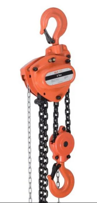 Atlas Lifting and Rigging ACH 5 Ton Chain Hoist 15 Ft. Lift