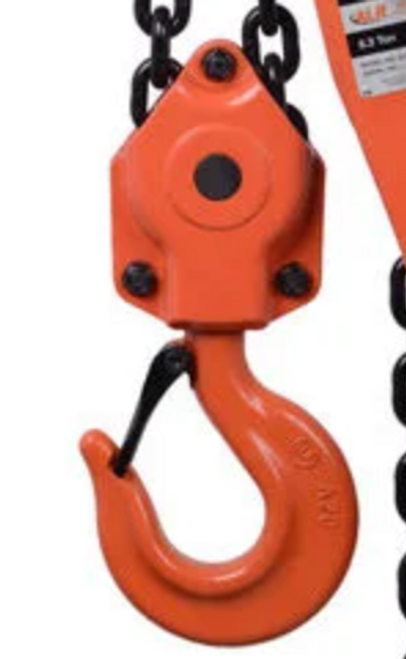 Atlas Lifting and Rigging ALH 6.3 Ton Lever Chain Hoist 20 Ft. Chain with Overload Protection