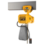 Harrington ERP Series Electric Chain Hoist with Push Trolley - 1/4 Ton - 10 ft Lift