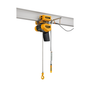 Harrington SEQM Series Single-Phase Hoist with Motorized Trolley - 1 Ton - 10 ft Lift