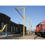 Rigid Lifelines Inverted-L Anchor Track System, 1-Person, 43 ft Support Spacing, 12 ft Arm Reach