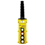 Duct-O-Wire L Series Pendant Push Button Station, 4-Button, Slim Profile, Two Speed