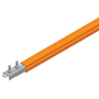 Conductix Safe-Lec 2 Conductor Bar 100 A Galv Steel, PVC Cover, Orange Phase, w/ Splice Joint, 4.5M