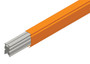 Conductix Hevi-Bar II Conductor Bar 1500 A, Orange PVC Cover, 10 FT Length
