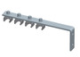 Conductix Hevi-Bar II, Bracket, Web, Plated, w/4 Standard Polycarbonate Hangers (for 700-1500 A Bar), 19.25 inch L
