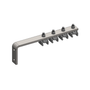 Conductix Hevi-Bar II, Bracket, Web, Stainless Steel, w/4 Standard Polycarbonate Hangers (for 500 A Bar Only), 19.25 inch L