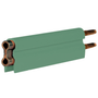 Conductix 8-Bar Conductor Bar, 250 A, Copper / Stainless Clad, Green PVC Cover, 5 FT Length