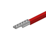 Conductix Hevi-Bar II Conductor Bar Dura Coat 700 A, Red Med Heat Polycarbonate Cover, With Splice, 30 FT Length