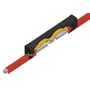Conductix Hevi-Bar II, Expansion Section, 500 A, Red Med Heat Polycarbonate Cover, 30 ft L