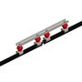 Conductix Hevi-Bar II, Power Interrupting Section, 500 A, Black Std Heat UV Resistant PVC Cover, 30 ft L