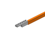 Conductix Hevi-Bar II Conductor Bar Dura Coat, 1500 A, Orange PVC Cover, With Splice, 30 FT Length