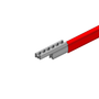 Conductix Hevi-Bar II Conductor Bar Dura Coat, 1500 A, Red Med Heat Polycarbonate Cover, With Splice, 30 FT Length