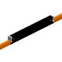 Conductix Hevi-Bar II, Expansion Section, Dura Coat, 1500 A, Orange PVC Cover, w/splice, 20 ft L