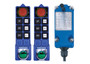 Conductix Radio Remote Control Kit, Saga Protean L8 Series, 6-Button, 1-Speed, 2 TX, 12-24 VDC