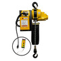 OZ Lifting 2000 Lb. Electric Chain Hoist with 20 Ft. of Lift Including ECWA Wireless Adapter