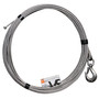 1/4″ x 15′ lift – Galvanized cable assembly with ball end fitting and swivel hook with latch 1/4″ x 15′ lift – Galvanized cable assembly with ball end fitting and swivel hook with latch
