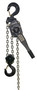 6 T Industrial Lever Hoist 5 ft lift Custom rigging available. Standards ‚Äì CE, ASME B30.21, AS1418.2