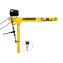 OZ Lifting 1200 Lb. Tele-Pro Davit Crane with 110V AC Electric Winch