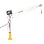 OZ Lifting 500 Lb. Extended Reach Davit Crane with DC Electric Winch