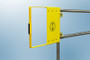 Tractel G SERIES – Universal Hinge Mount Safety Gate – 18 "-24", Carbon Steel, Yellow Powder Coat - G72-21PC