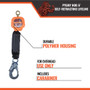 6' PYGMY HOG SRL, CLASS 1-P Snap Hook Single