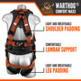 WARTHOG COMFORT MAXX BELTED SIDE D-RING HARNESS 3XL