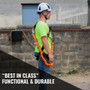 4.5' - 6  SINGLE LEG STRETCH INTERNAL SHOCK ABSORBING LANYARD WITH 1 REBAR HOOK AND 1 STEEL SNAP HOOK