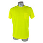 High Visibility Yellow Safety Short Sleeve Shirt - S