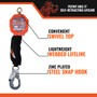 11' PYGMY HOG SRL, CLASS 1-P Snap Hook Single