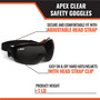 APEX Safety Goggles Tinted 12 Pairs