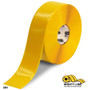 Mighty Line 3" Yellow Solid Color Tape - 100' Roll - Safety Floor Tape